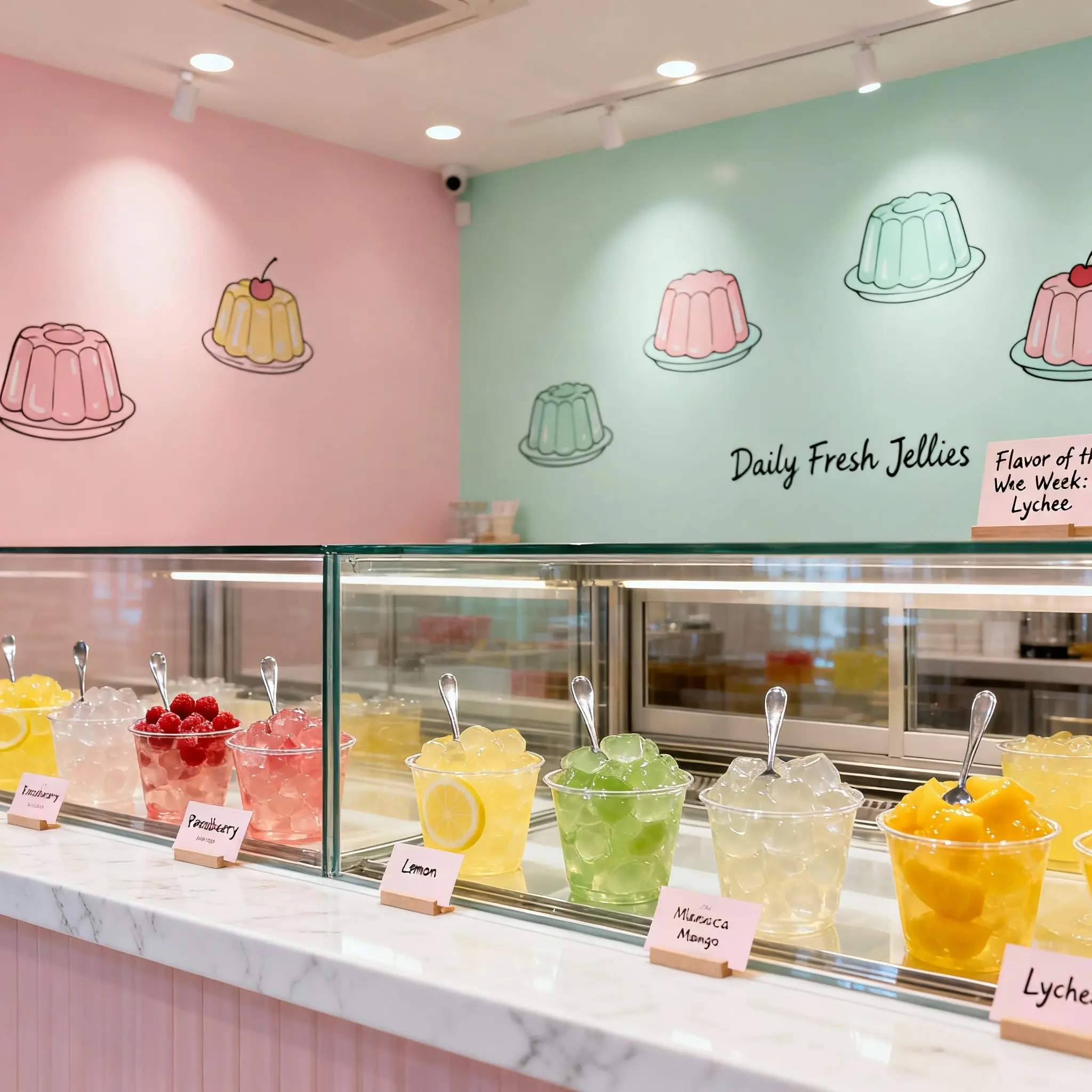 Sunveil illustration of citrus groves and pastel sunrise